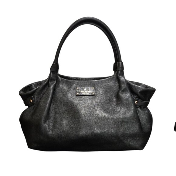 kate spade Handbags - Kate Spade Berkshire Road Stevie Black Leather Satchel Shoulder Bag Classic